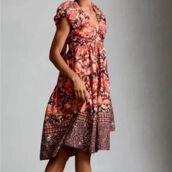 Anthropologie floral dress - Picture 3 of 12